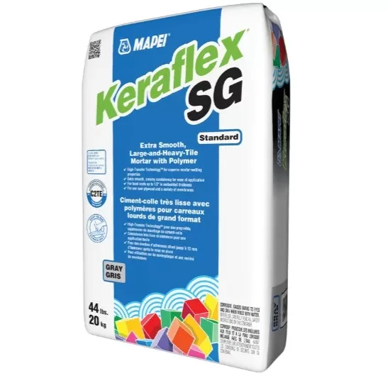 KERAFLEX SG(Standard, Extra Smooth, Large-and-Heavy-Tile Mortar with Polymer)
